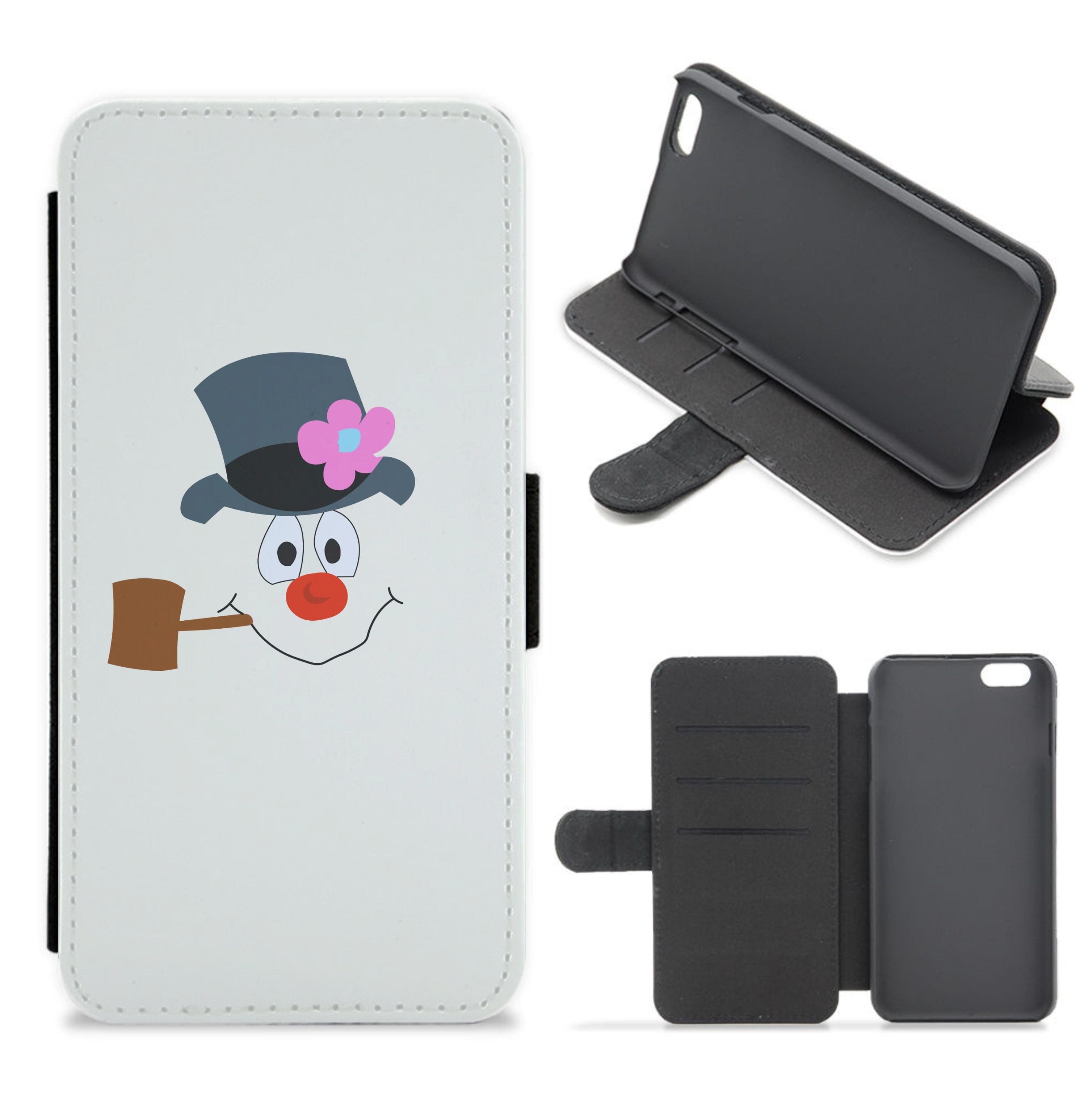 Pipe - Snowman Flip / Wallet Phone Case