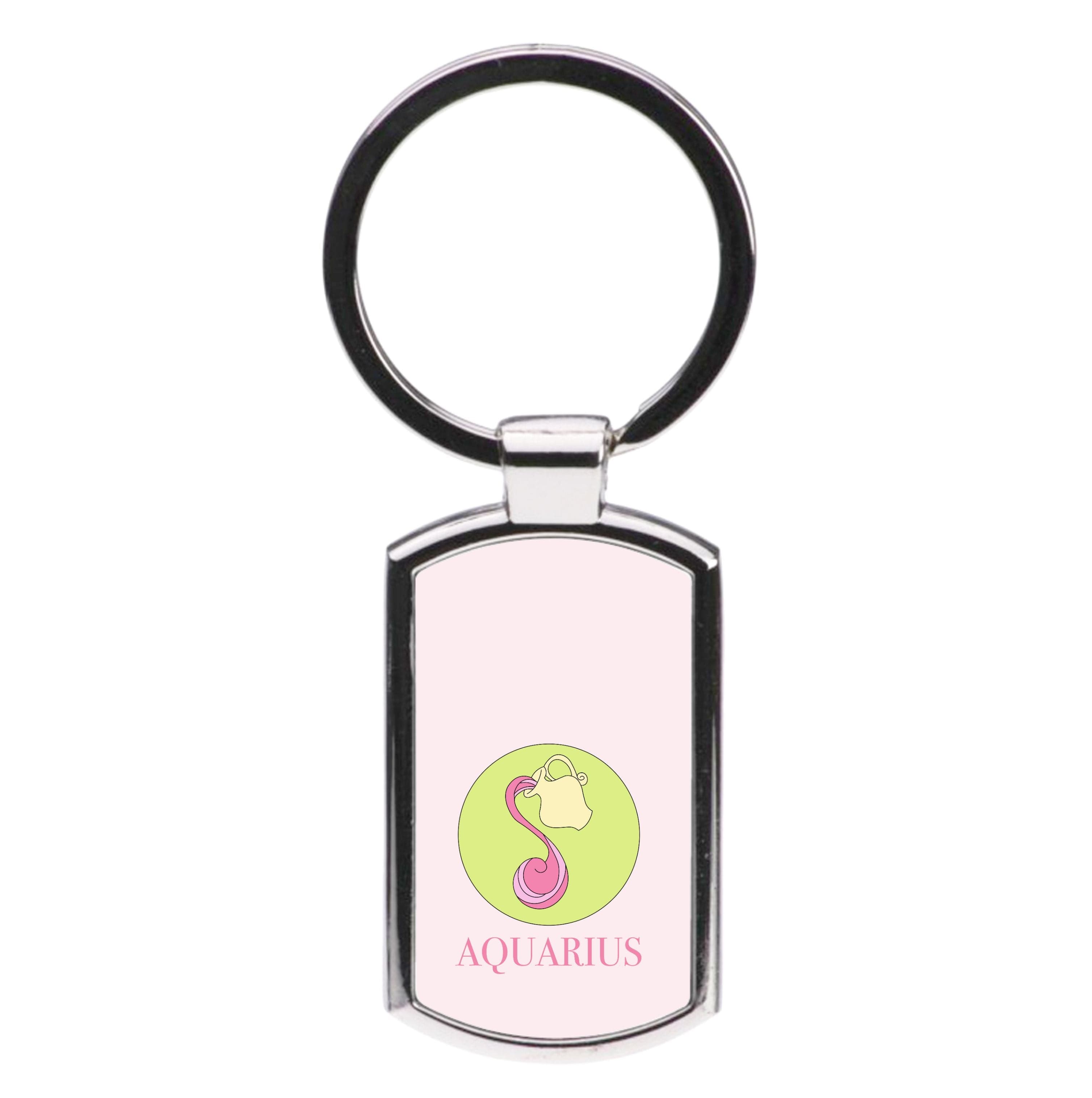 Aquarius - Tarot Cards Luxury Keyring