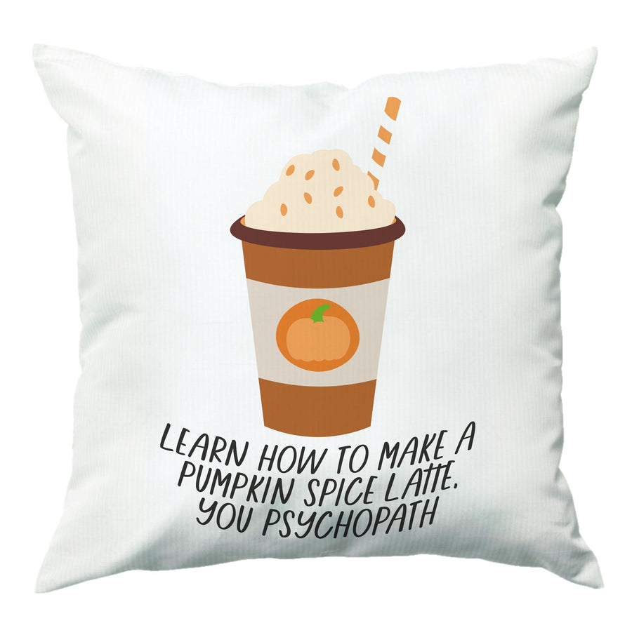 Learn How To Make A Pumpkin Spice Latte - Scream Queens Cushion