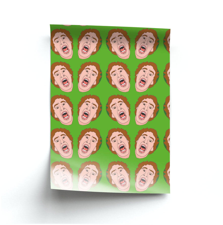Buddy Face Pattern - Elf Poster