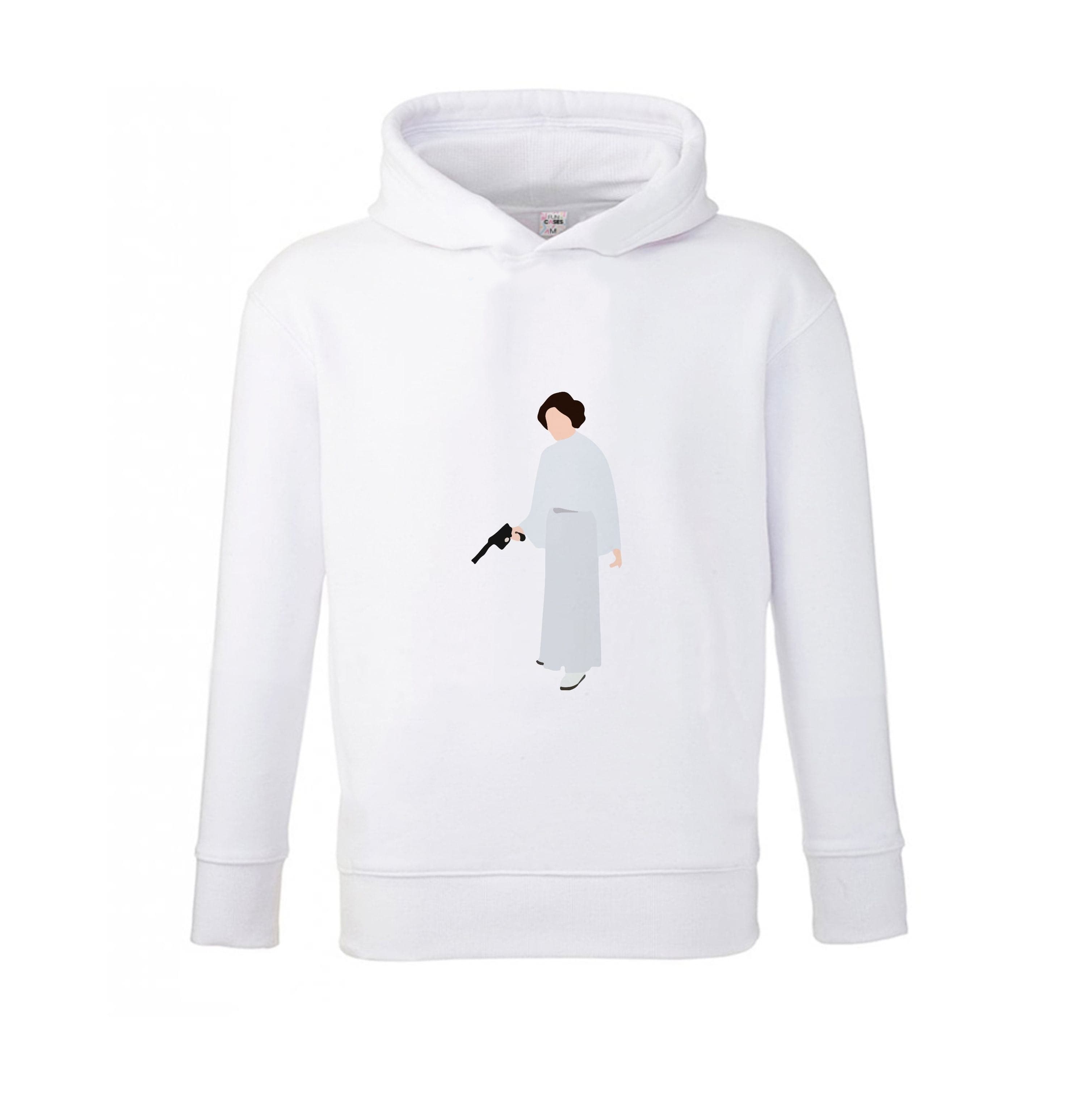 Leia Faceless With Gun Kids Hoodie