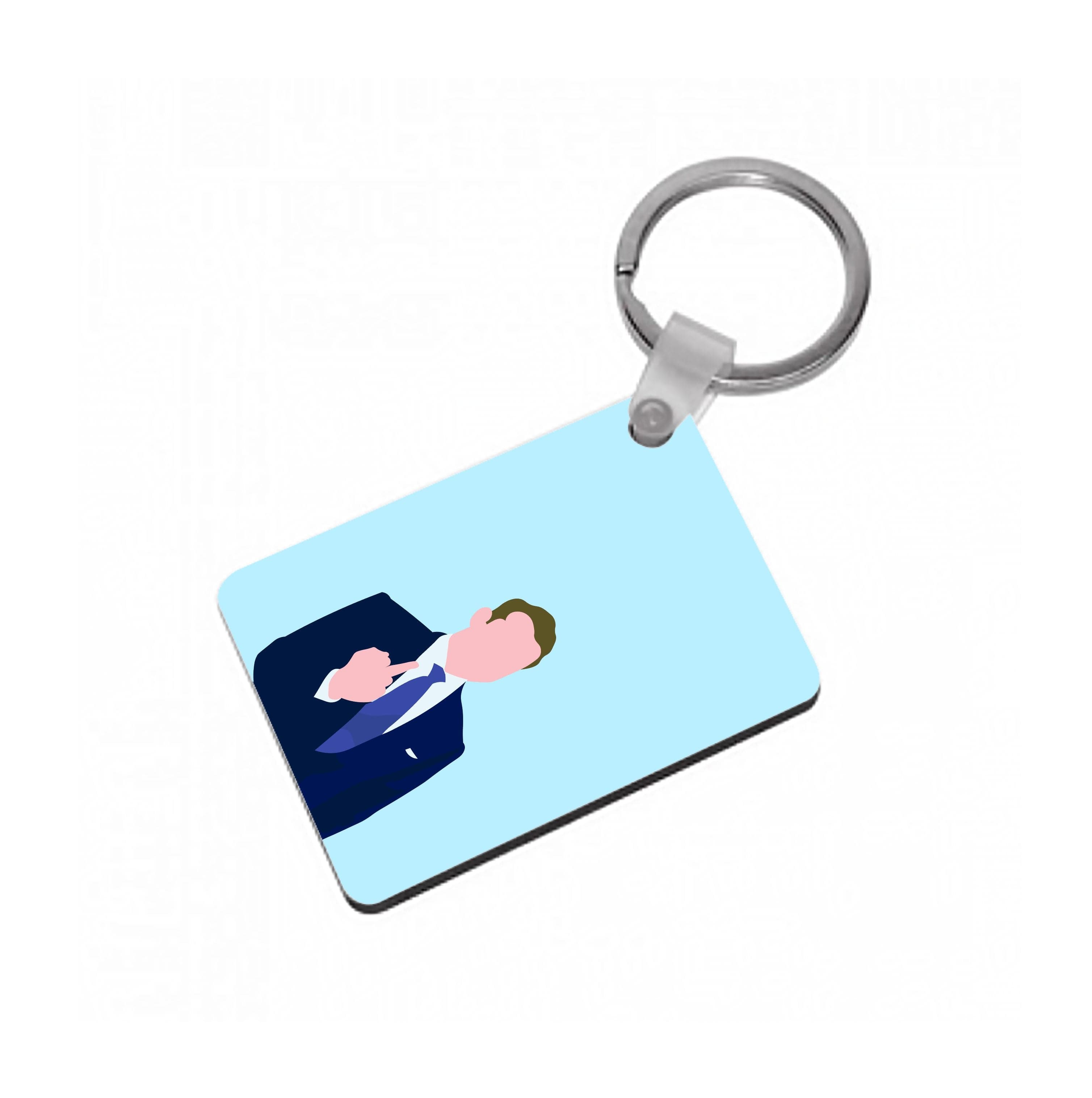 Middle Finger Keyring