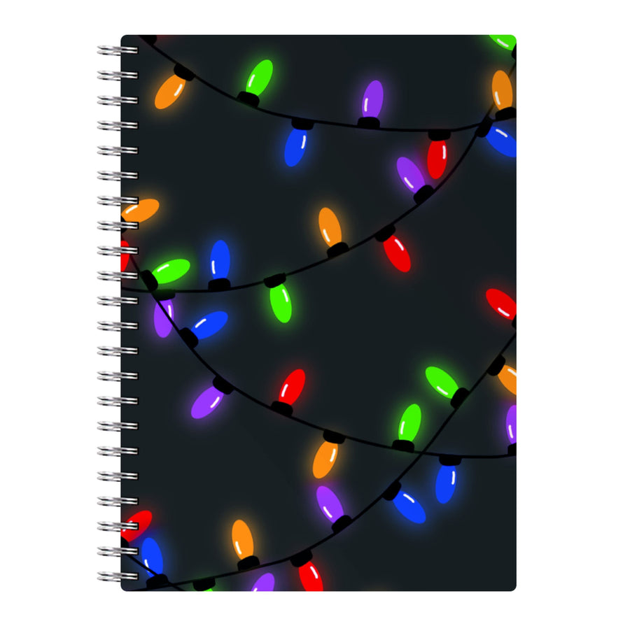Rainbow Lights - Christmas Patterns Notebook