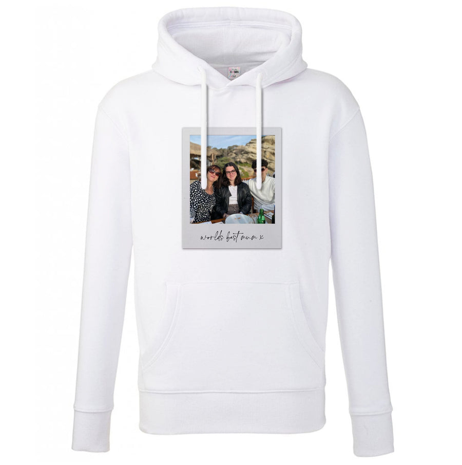 Worlds Best Mum Polaroid - Personalised Mother's Day Hoodie