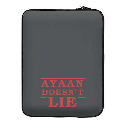 Doesn't Lie - Personalised Stranger Laptop Sleeve