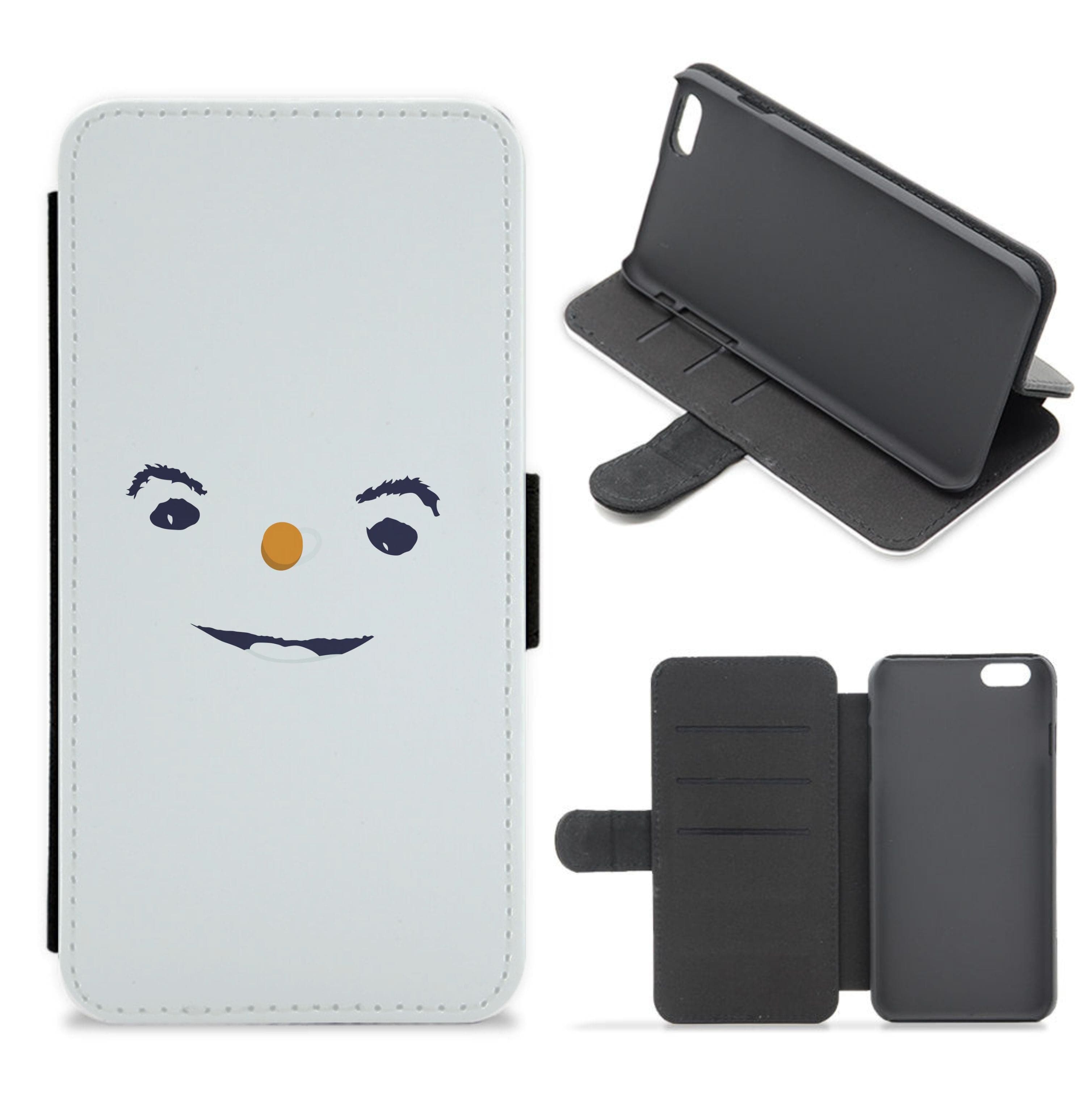 Snowman Flip / Wallet Phone Case