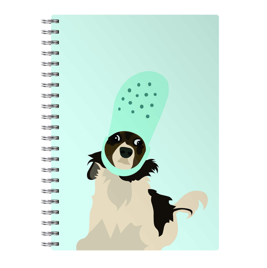 Crocs On Dog - Crocs Notebook