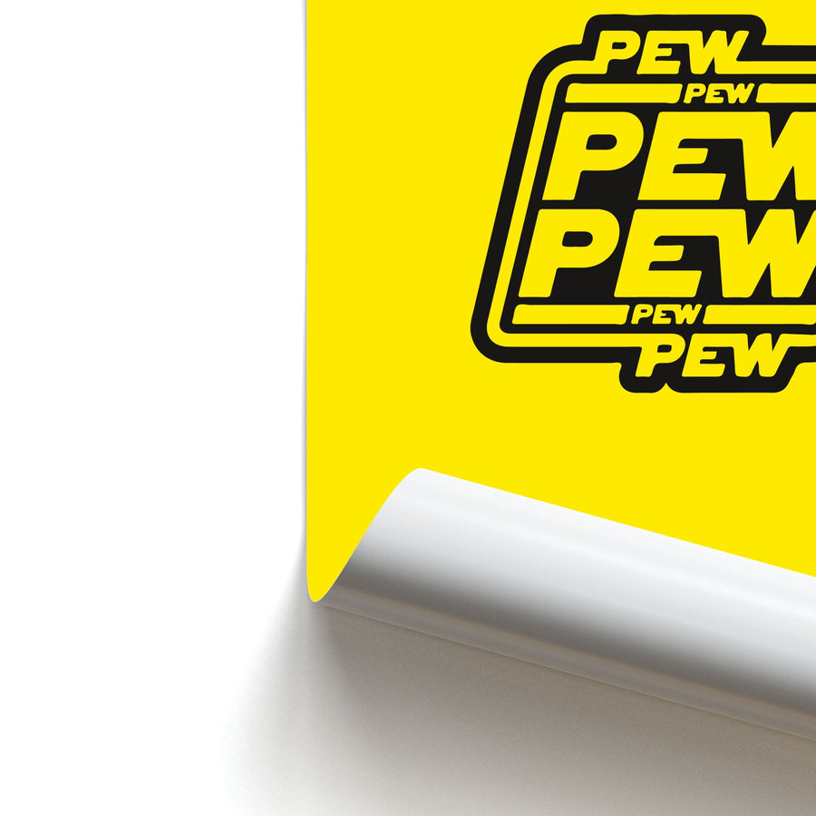 Pew Pew - Star Wars Poster