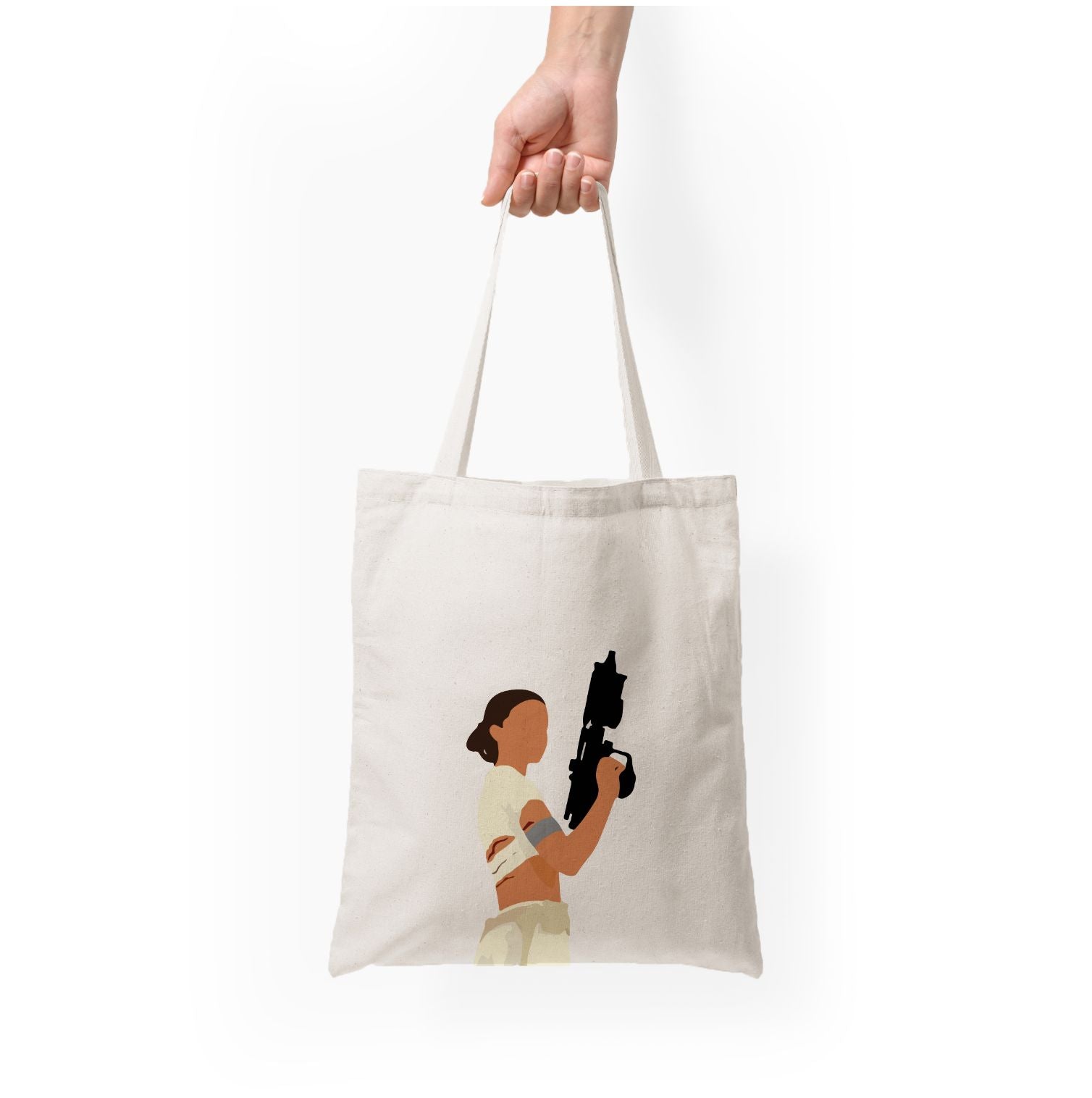 Leia With Gun Tote Bag