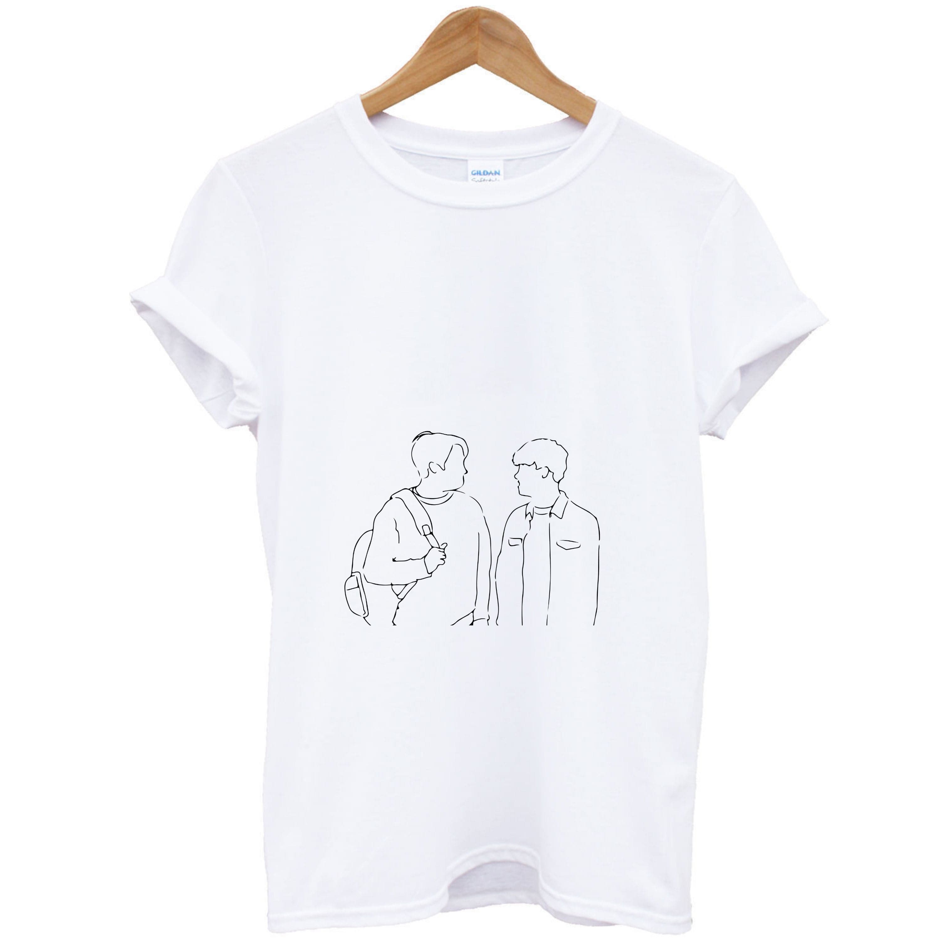 Outline - Heart TV T-Shirt