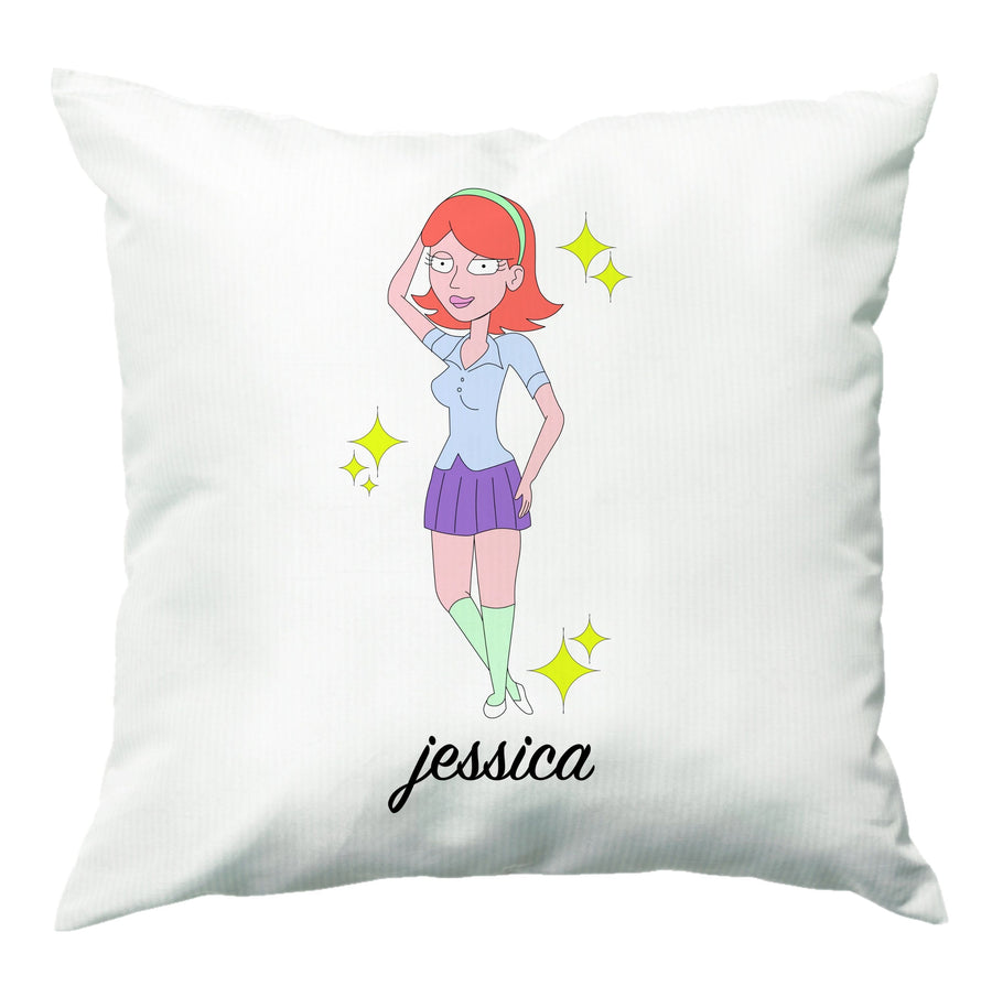Jessica - Rick And Morty Cushion