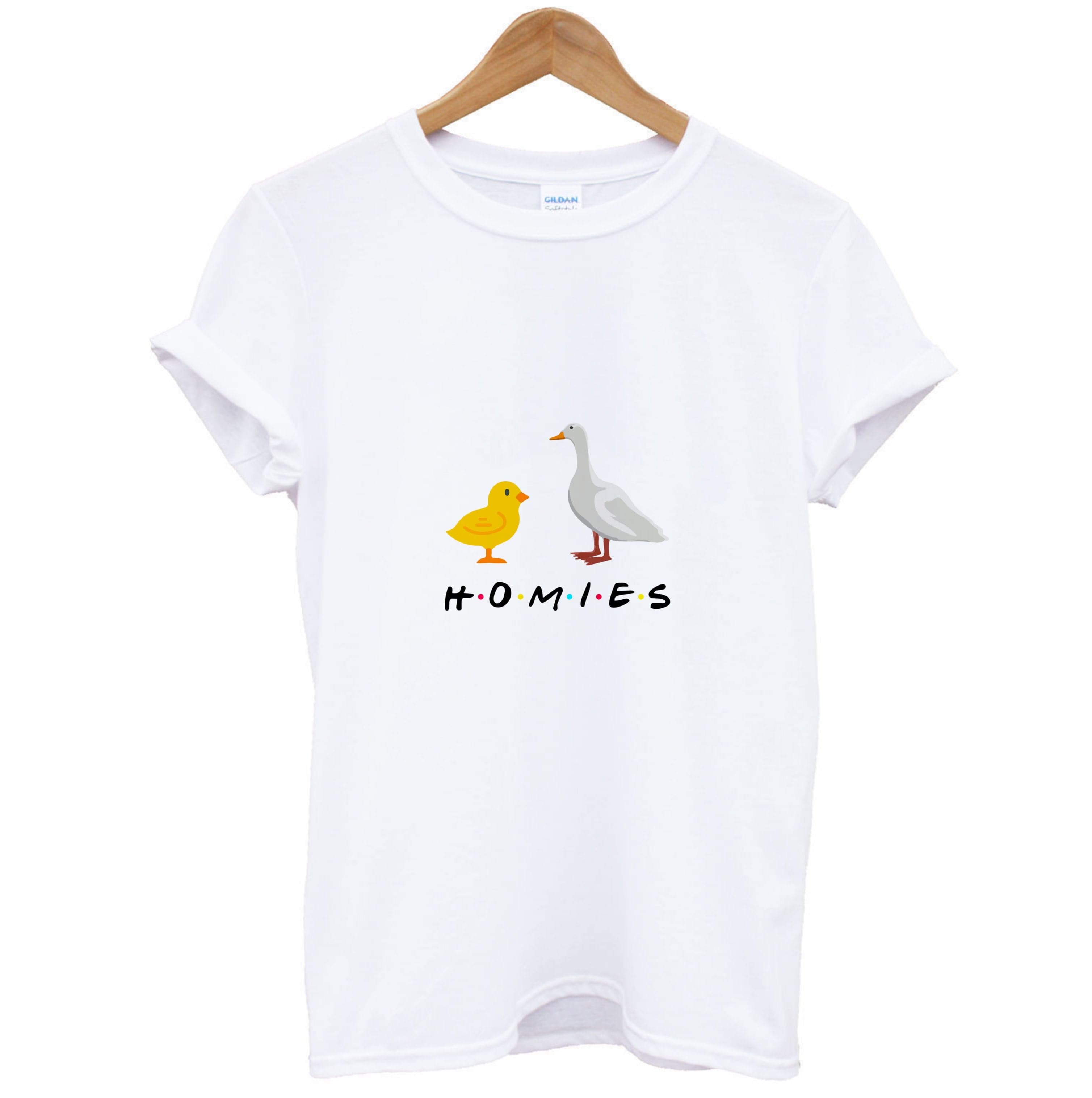 Homies Chick And Duck T-Shirt