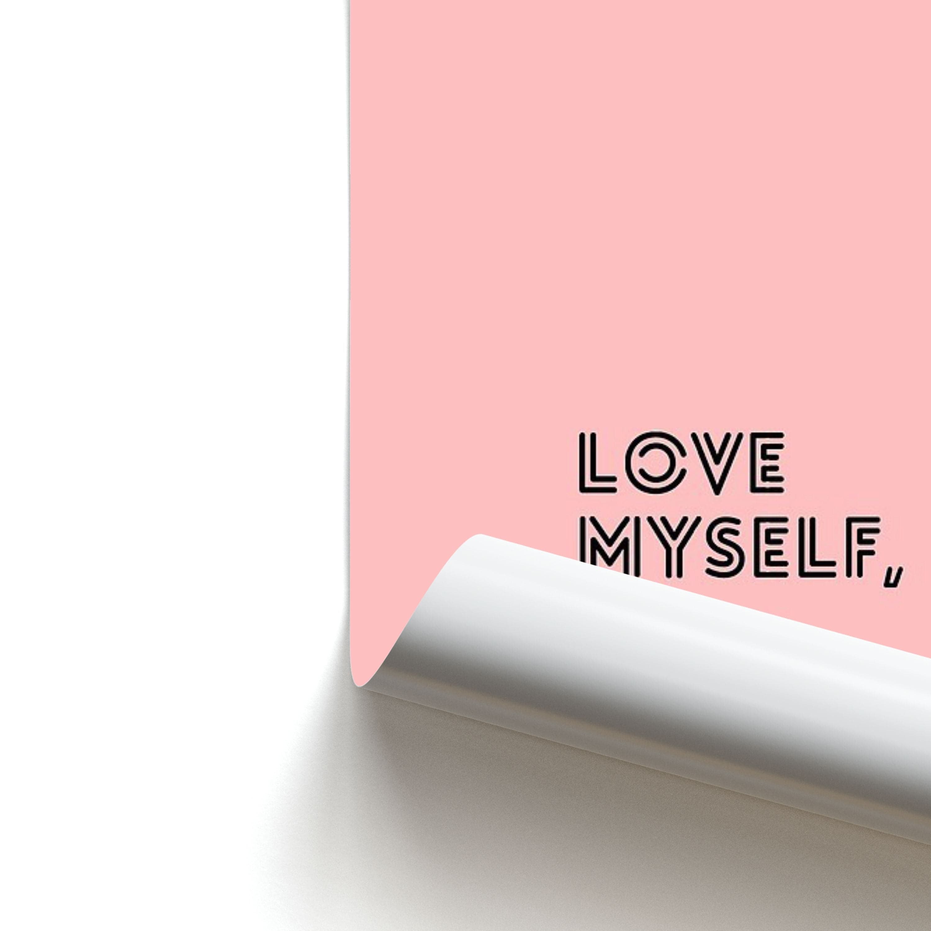 Love Myself, Love Yourself K-Pop Band Poster