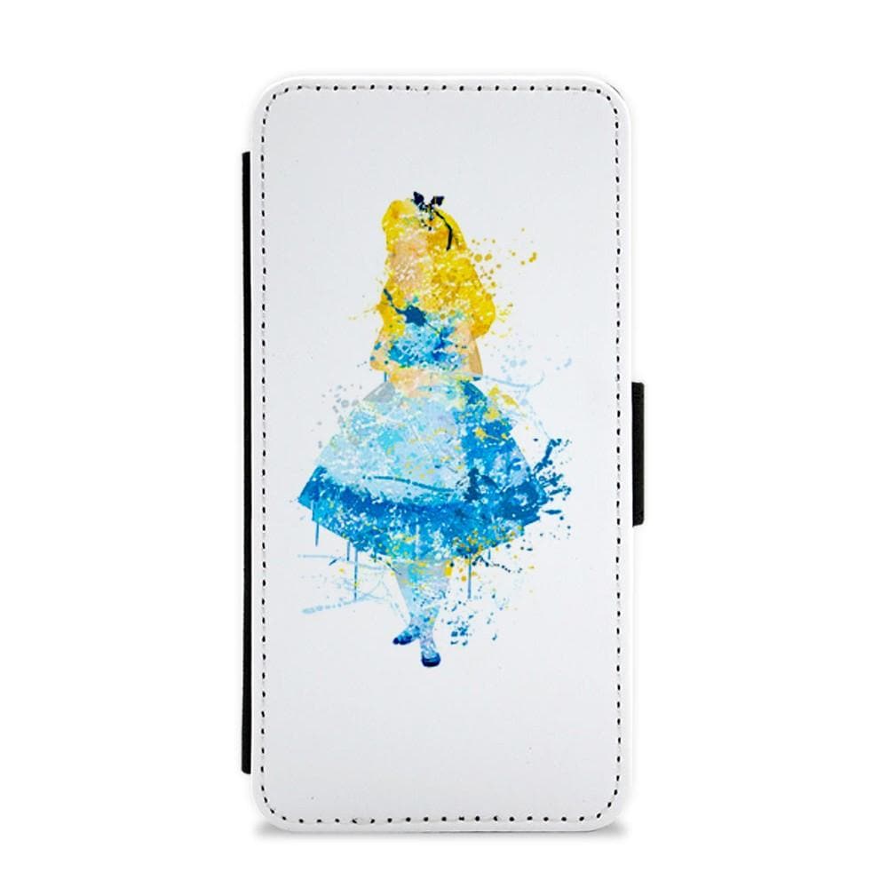 Watercolour Alice in Wonderland Disney Flip / Wallet Phone Case - Fun Cases