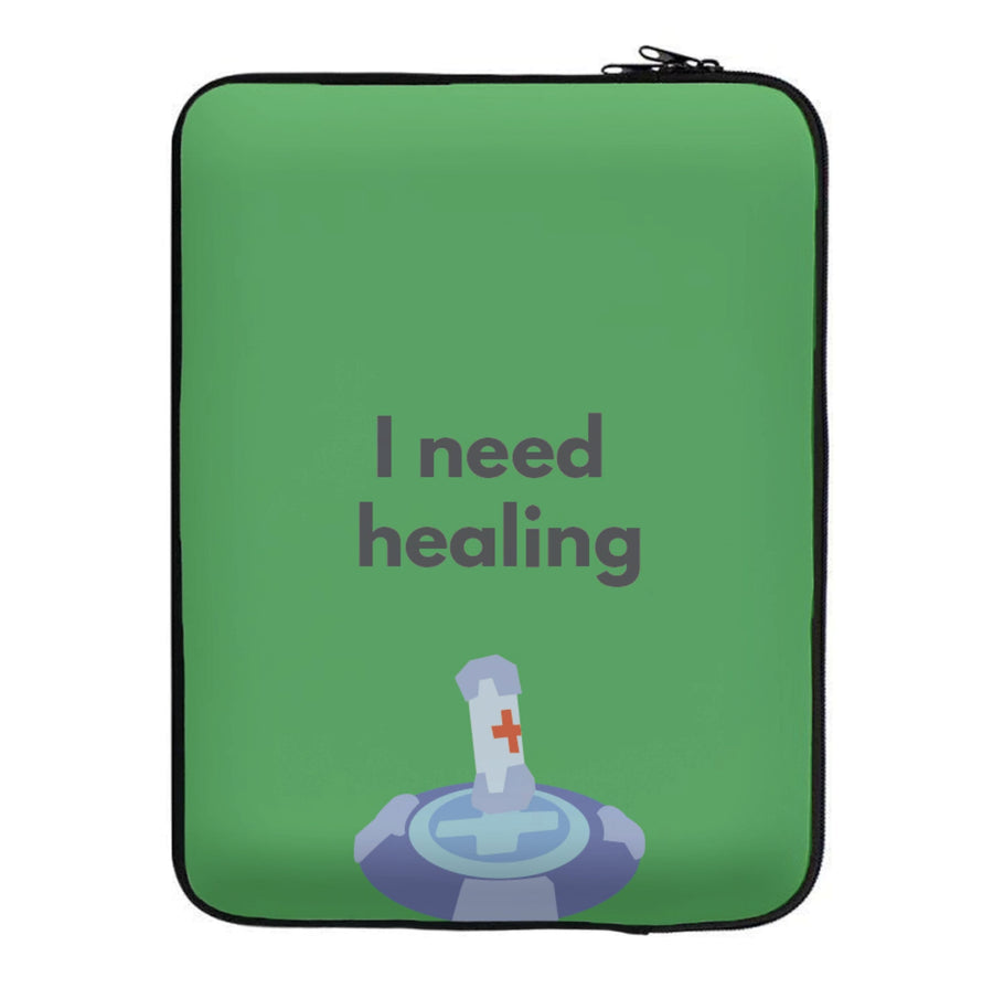 I Need Healing - Overwatch Laptop Sleeve