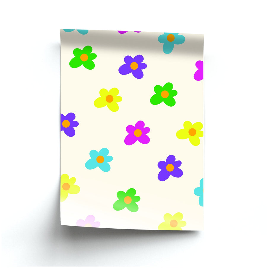 Cute Flower Pattern - Floral Poster