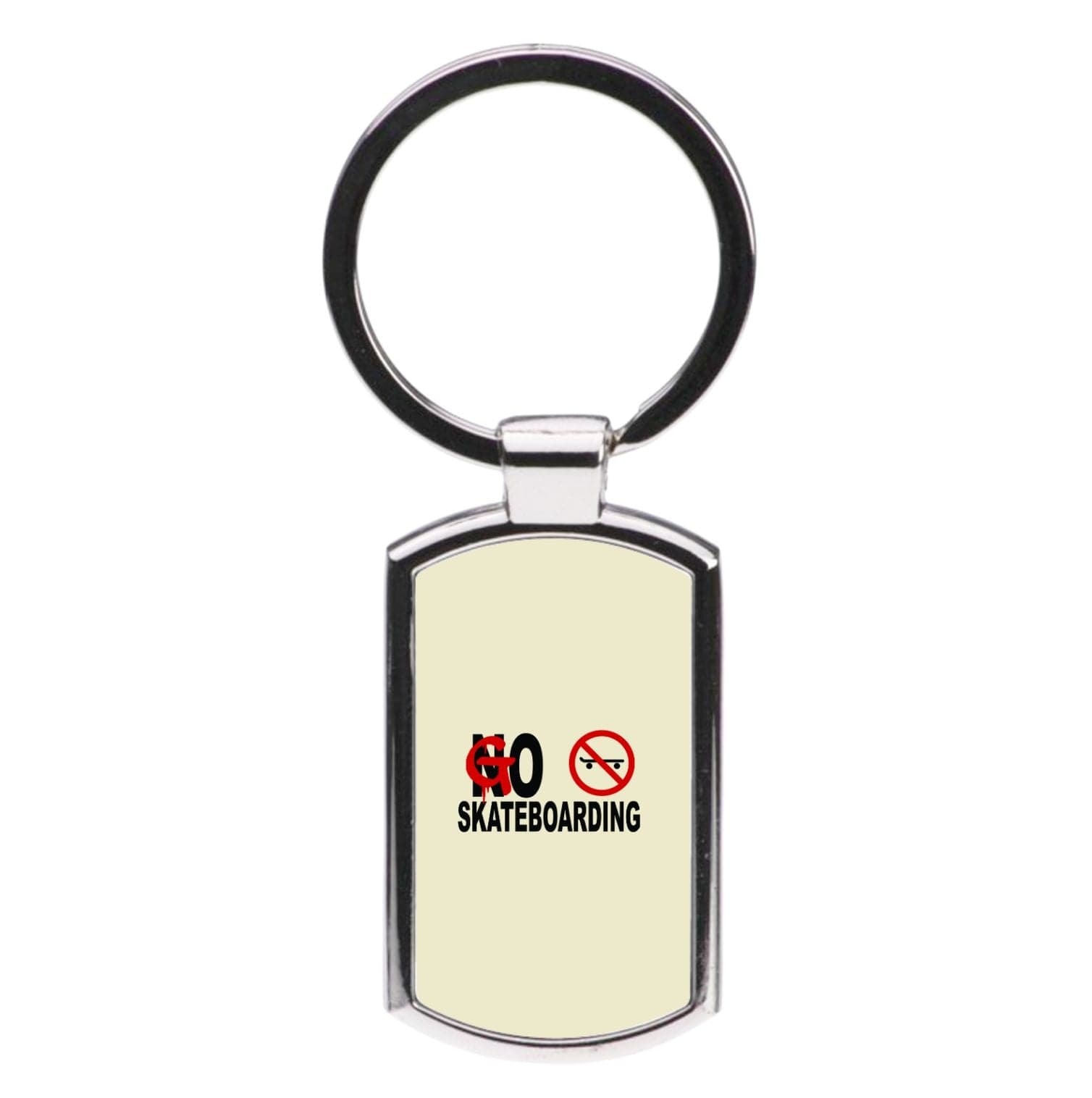 Go Skateboarding - Skate Aesthetic  Luxury Keyring