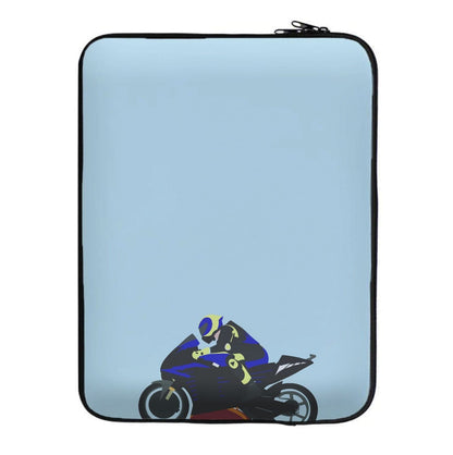 Purple Motorbike - Motorbike Laptop Sleeve