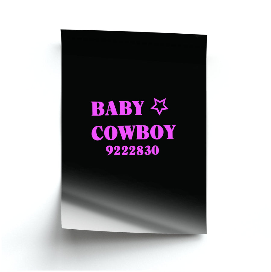 Baby Cowboy - Nessa Barrett Poster