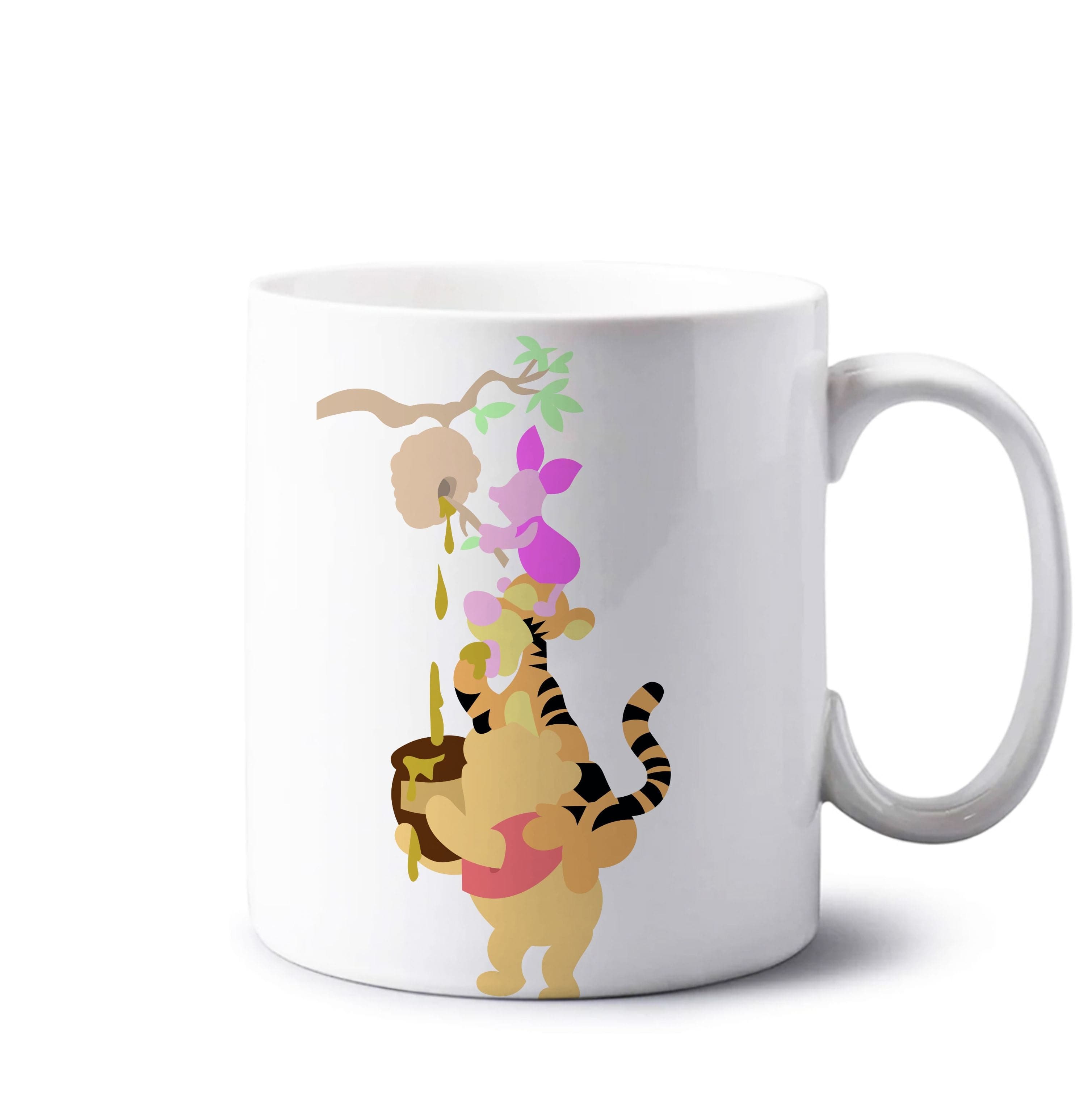 Bouncing Tiger , Piglet , Yellow Bear Mug