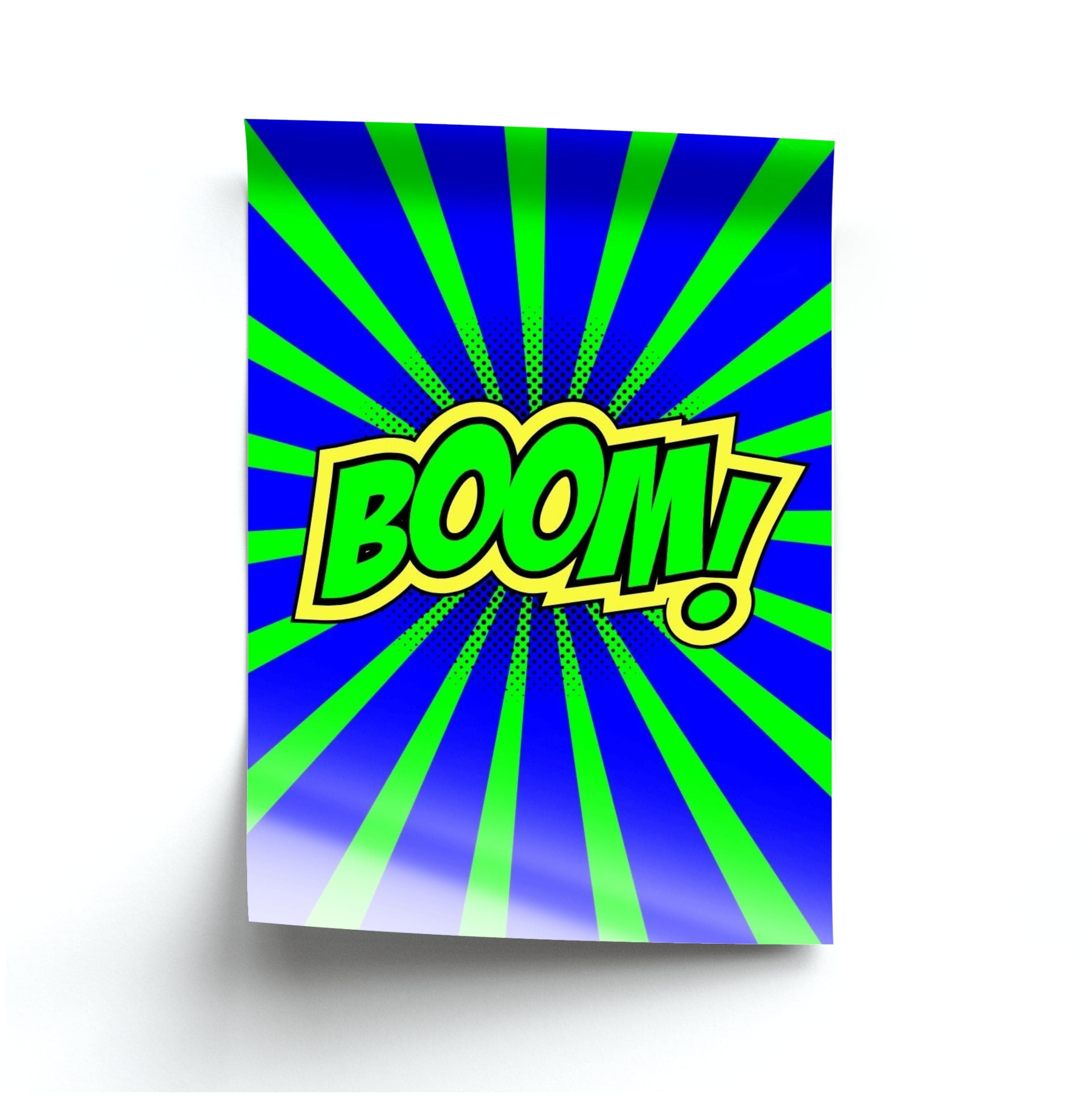 Boom - Pop Art Poster