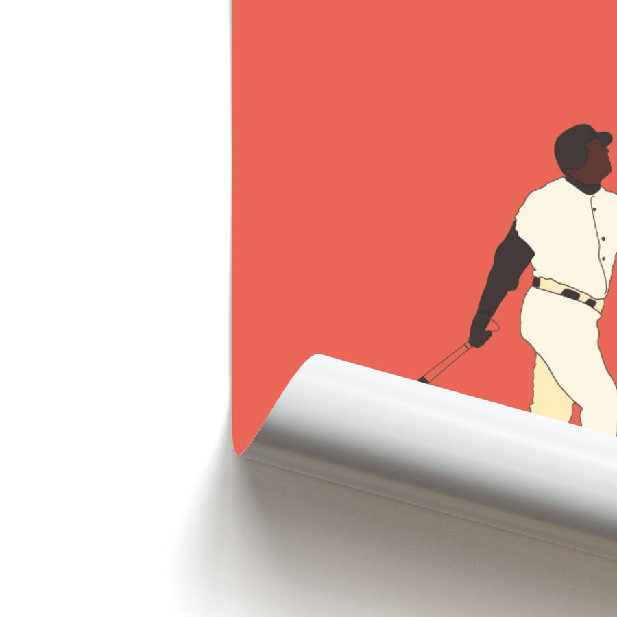 Barry Bonds - Baseball Poster