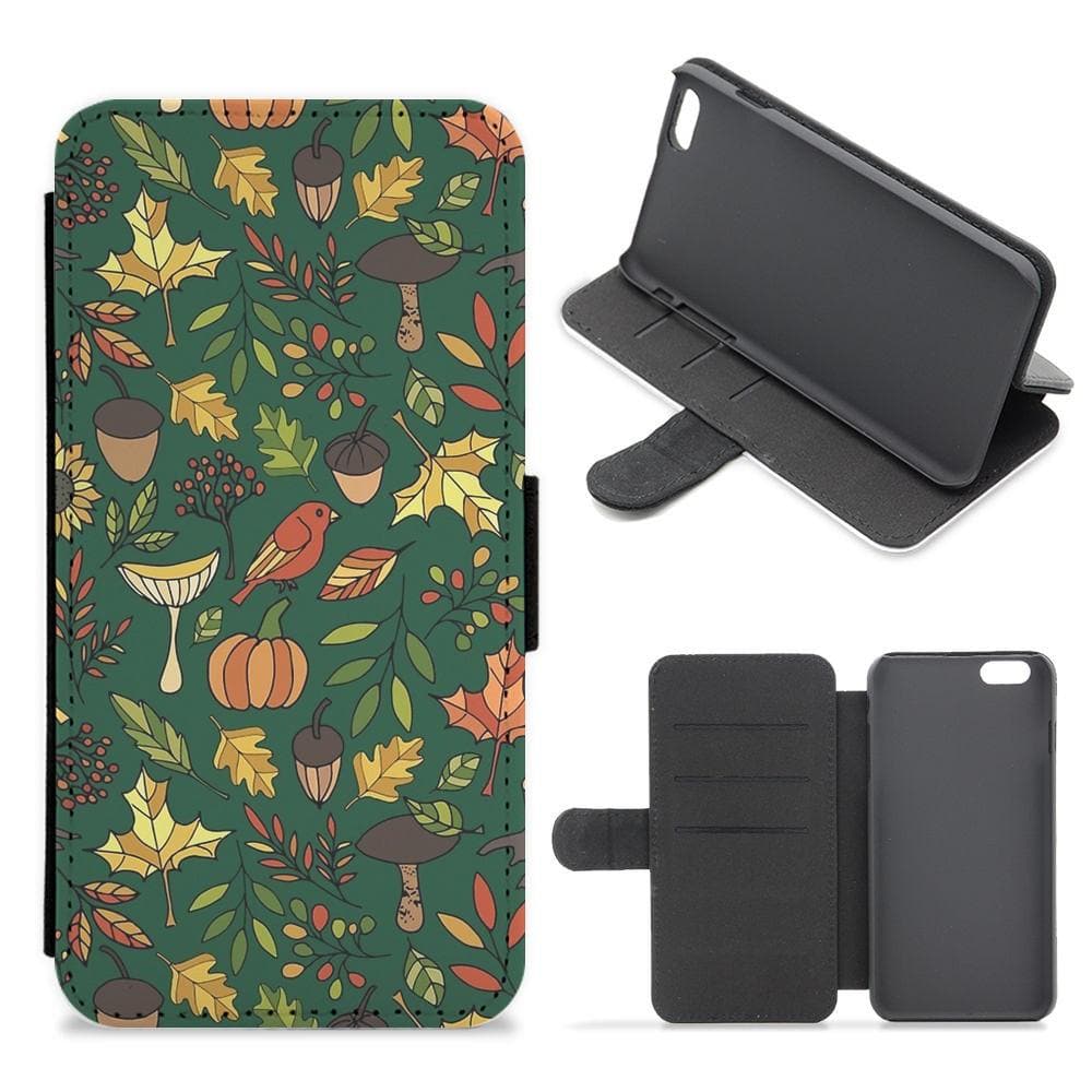 Bright Autumn Flip Wallet Phone Case