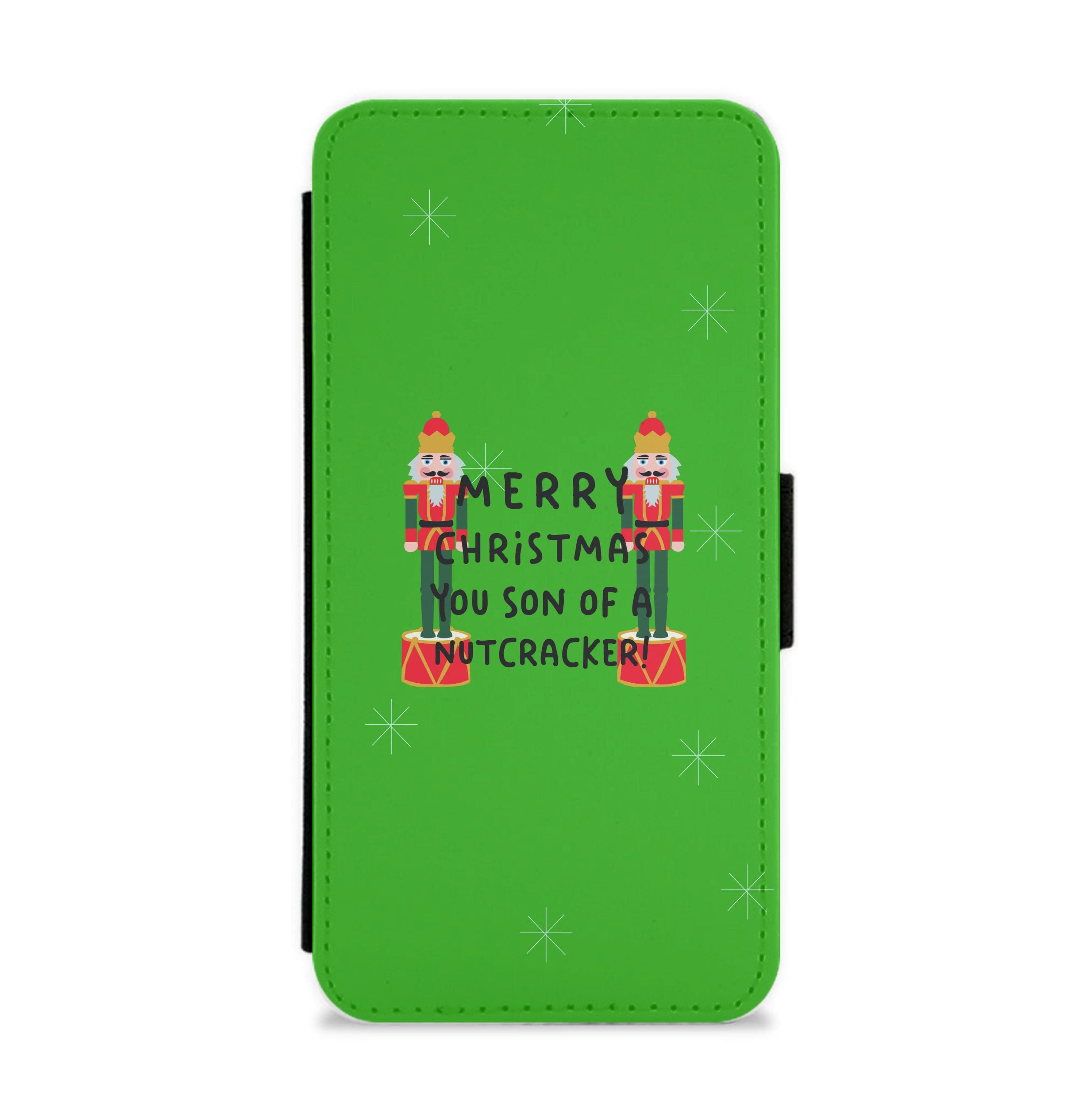 Merry Christmas You Son Of A Nutcracker - Elf Flip / Wallet Phone Case