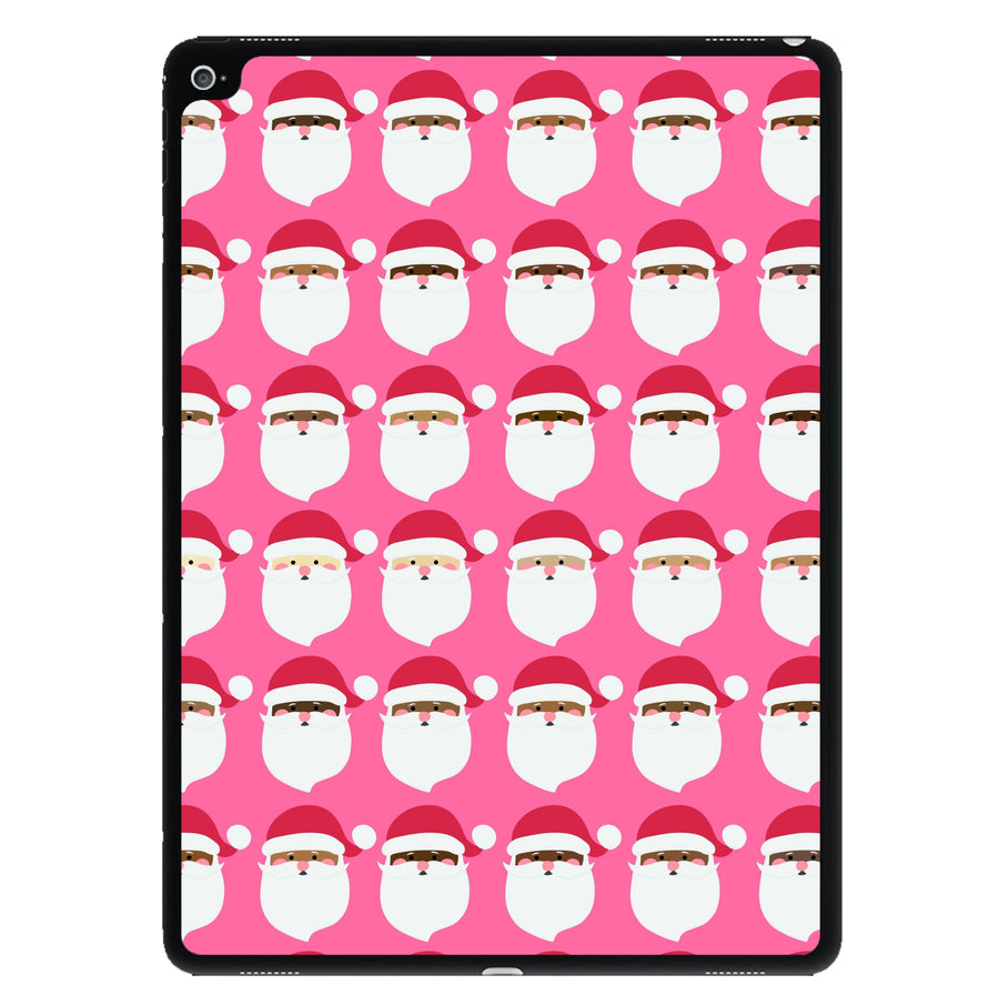 Santa Pattern - Christmas Patterns iPad Case