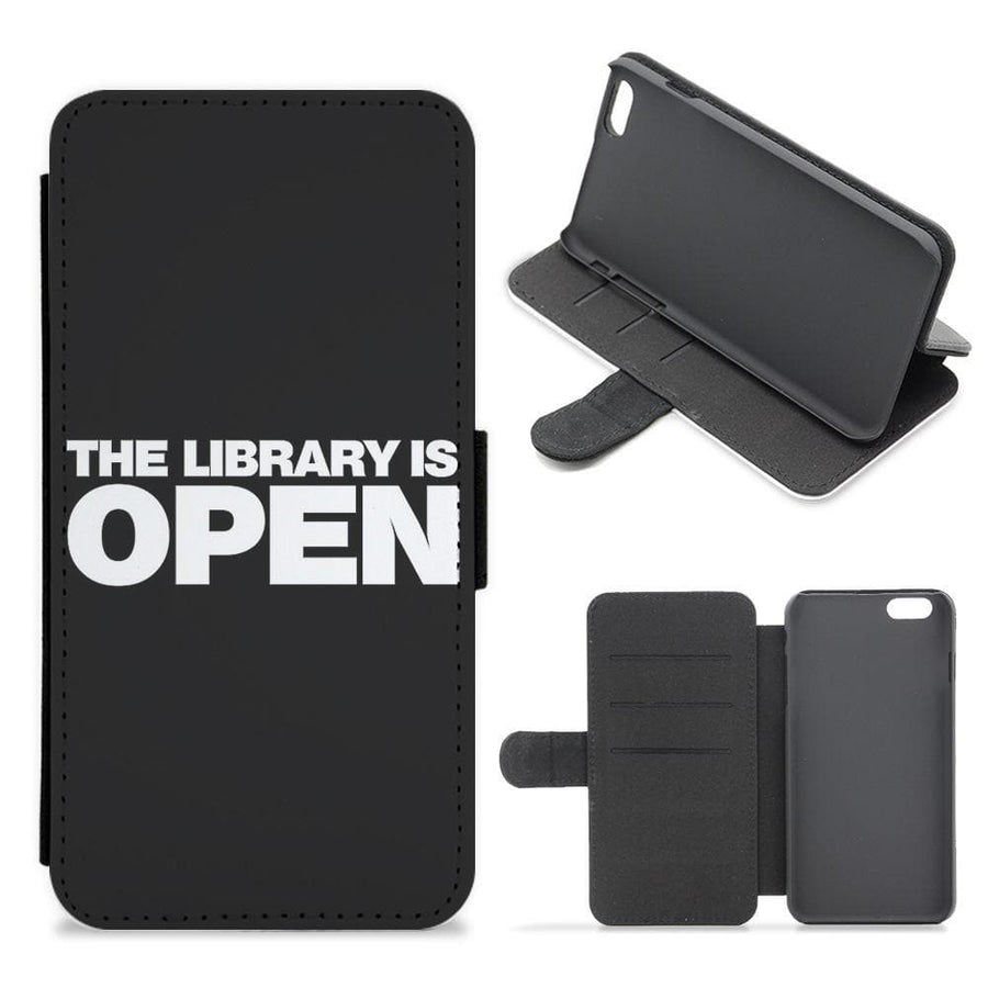 The Library is OPEN - RuPaul's Drag Race Flip Wallet Phone Case - Fun Cases