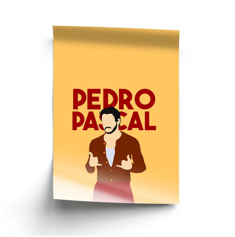 Hands Up - Pedro Pascal Poster