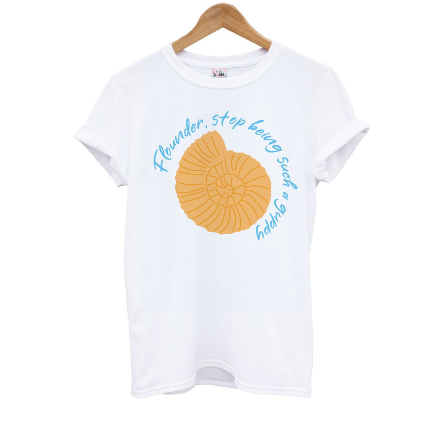 Flounder - The Little Mermaid Kids T-Shirt