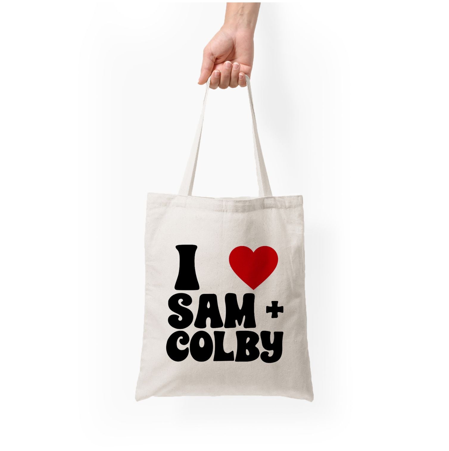 I Love S & C Tote Bag