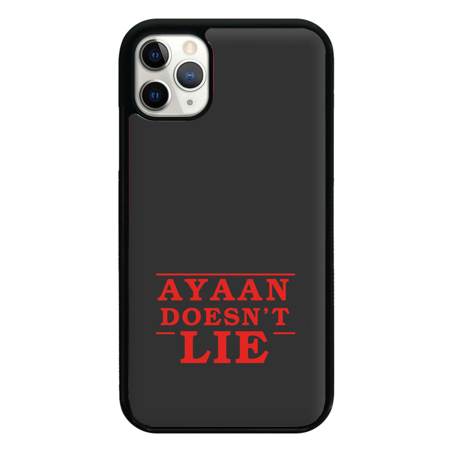 Doesn't Lie - Personalised Stranger Things Phone Case