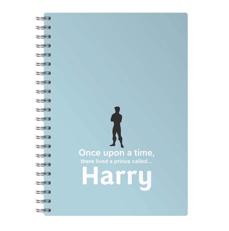 Once Upon A Time There Lived A Prince - Personalised Disney  Notebook