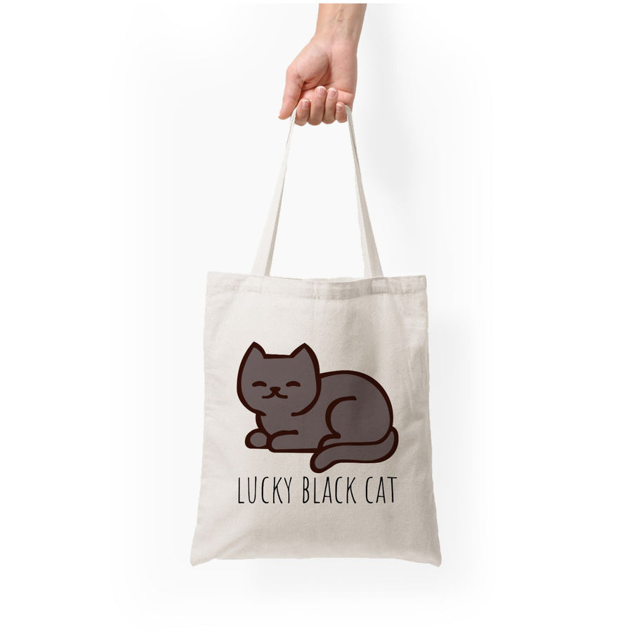 Lucky Black Cat - Cats Tote Bag