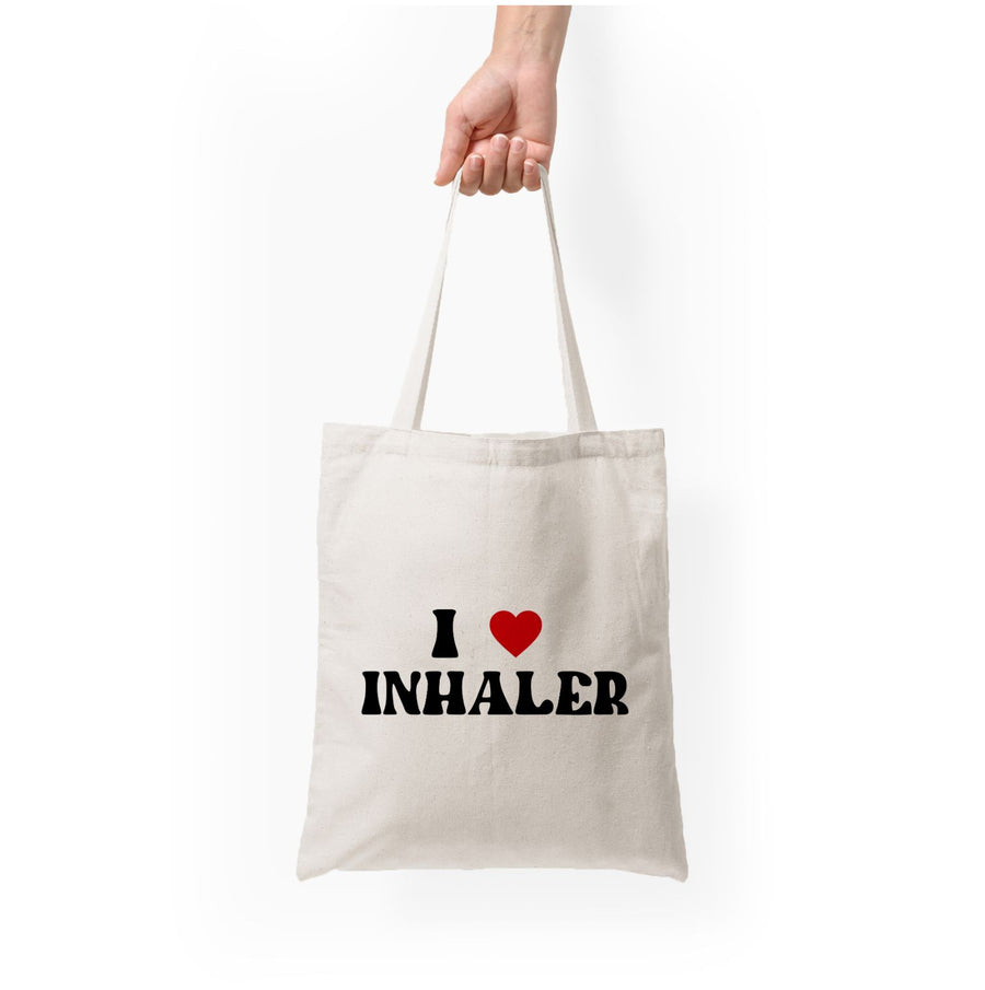 I Love Inhaler Tote Bag