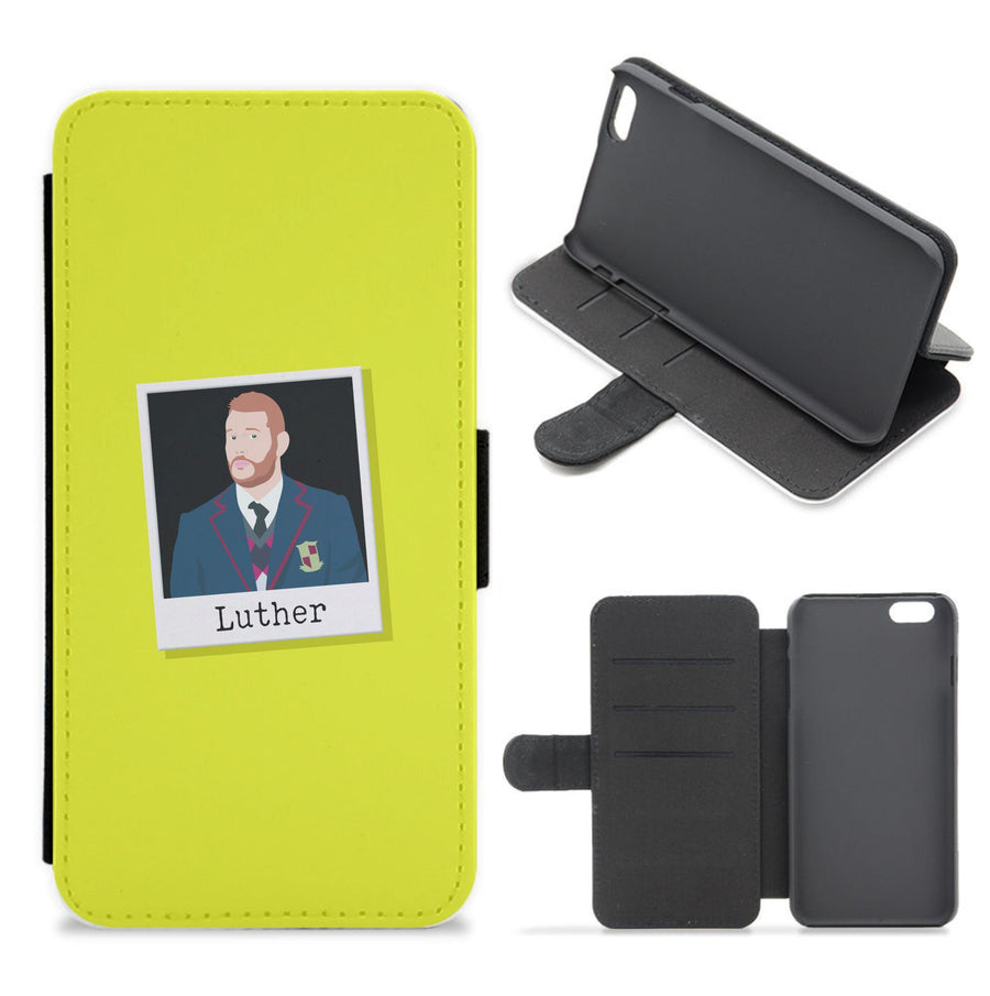 Sticker Luther - Umbrella Academy Flip / Wallet Phone Case