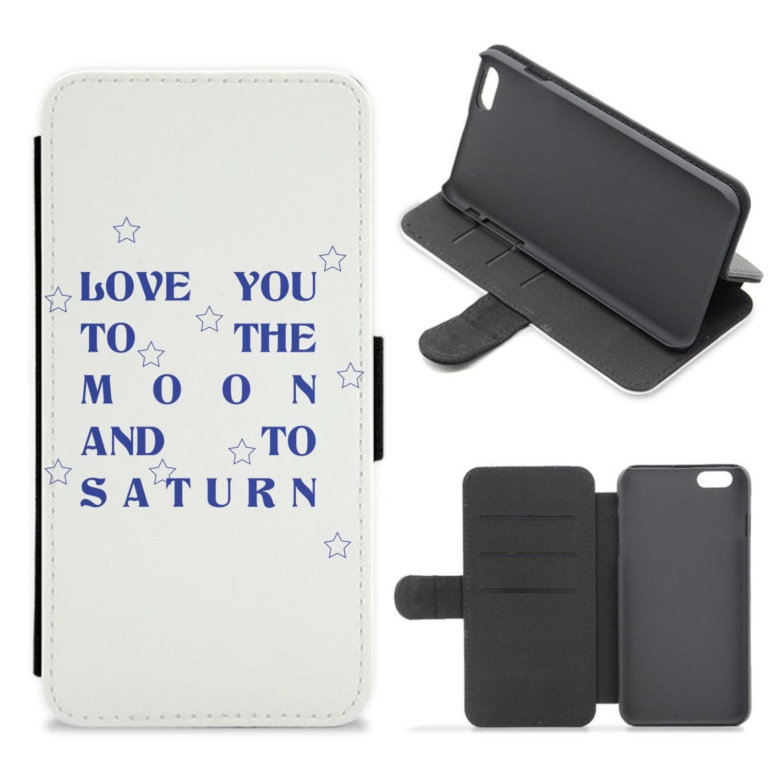 Love You To The Moon And To Saturn - Taylor Flip / Wallet Phone Case