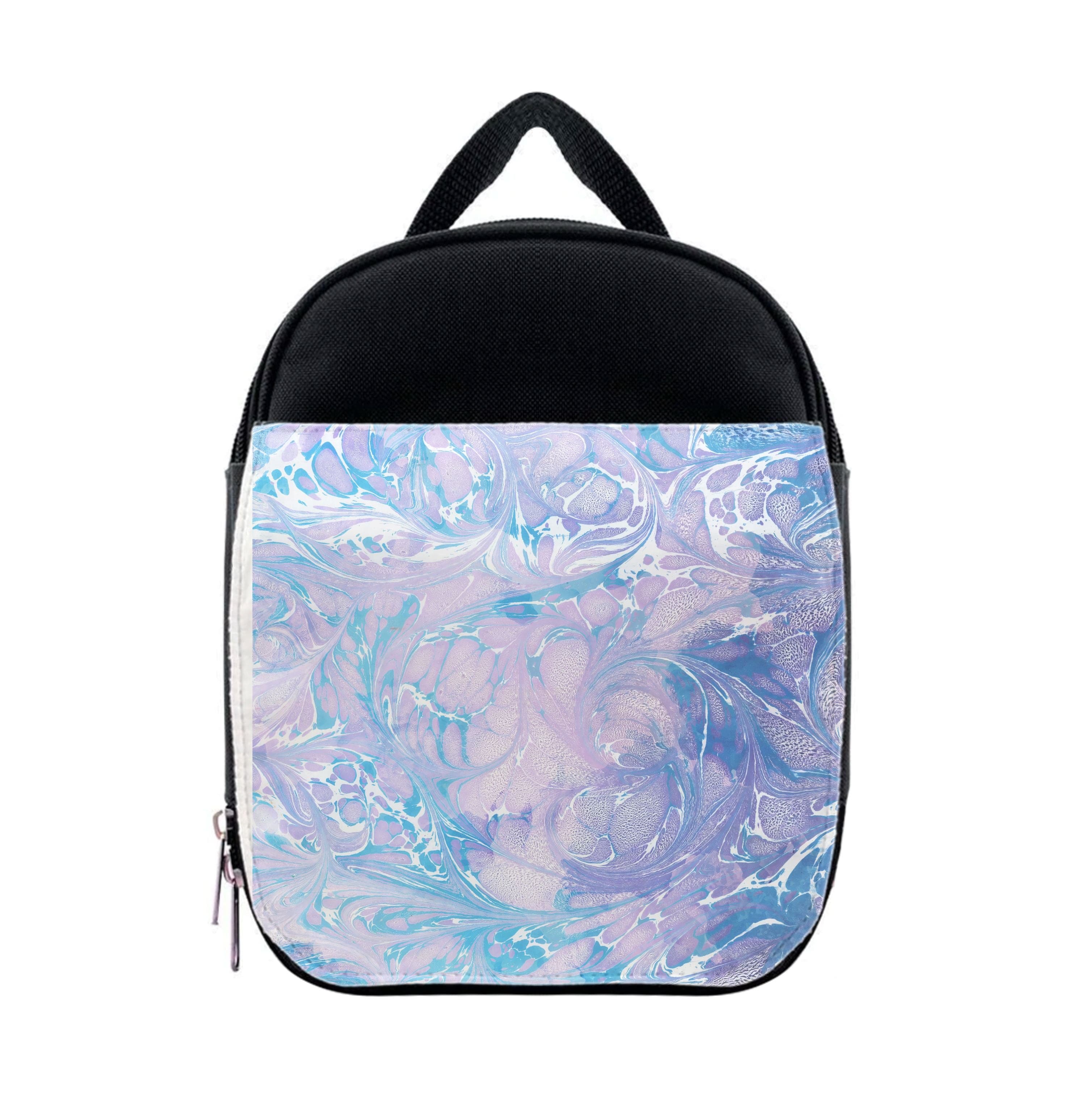 Sea Blue Swirly Marble Lunchbox