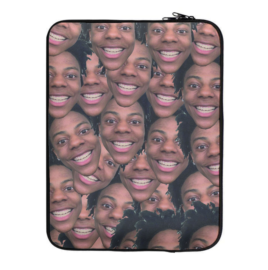 Speed Face Collage  Laptop Sleeve