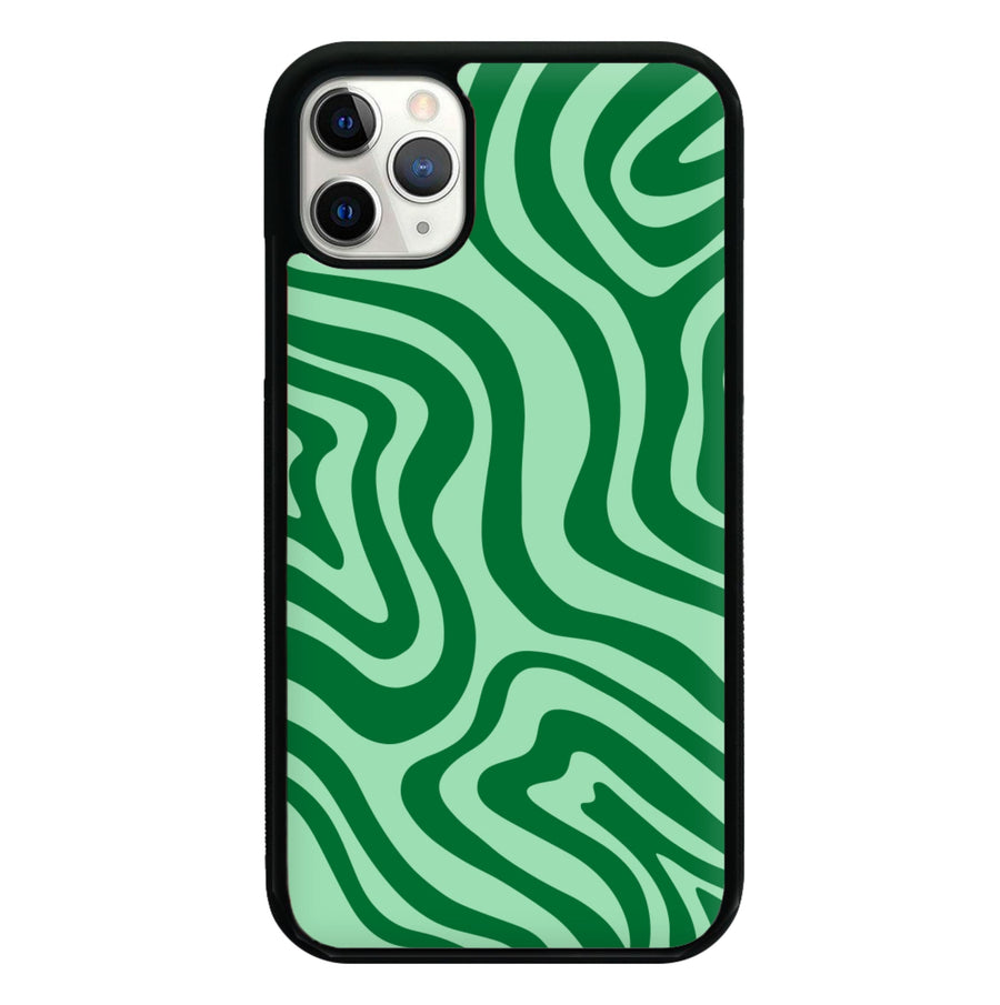 Green Abstract Halloween  Phone Case