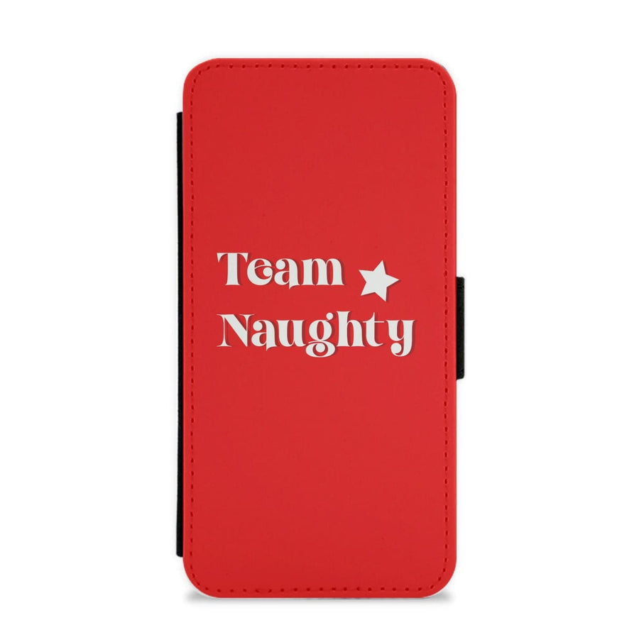 Team Naughty - Naughty Or Nice  Flip / Wallet Phone Case