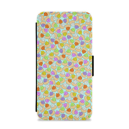 Iced Gems - Biscuits Patterns Flip / Wallet Phone Case