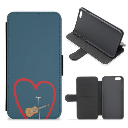 Love Guitar Flip / Wallet Phone Case