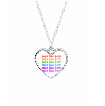 Guys like guys - Pride Necklace