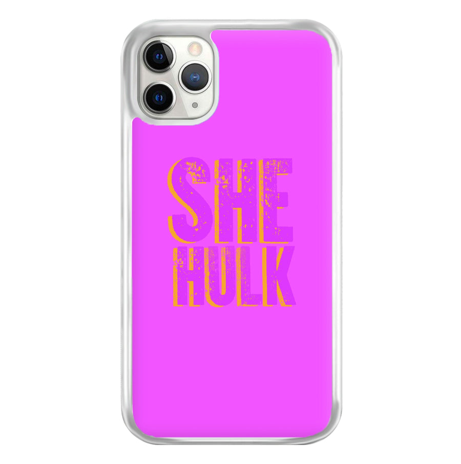 Pink - She Hulk Phone Case