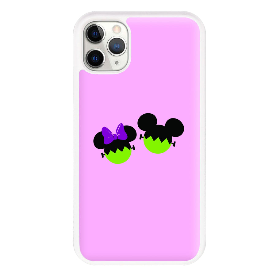 Frankenstein Mikey And Minnie Mouse - Disney Halloween Phone Case