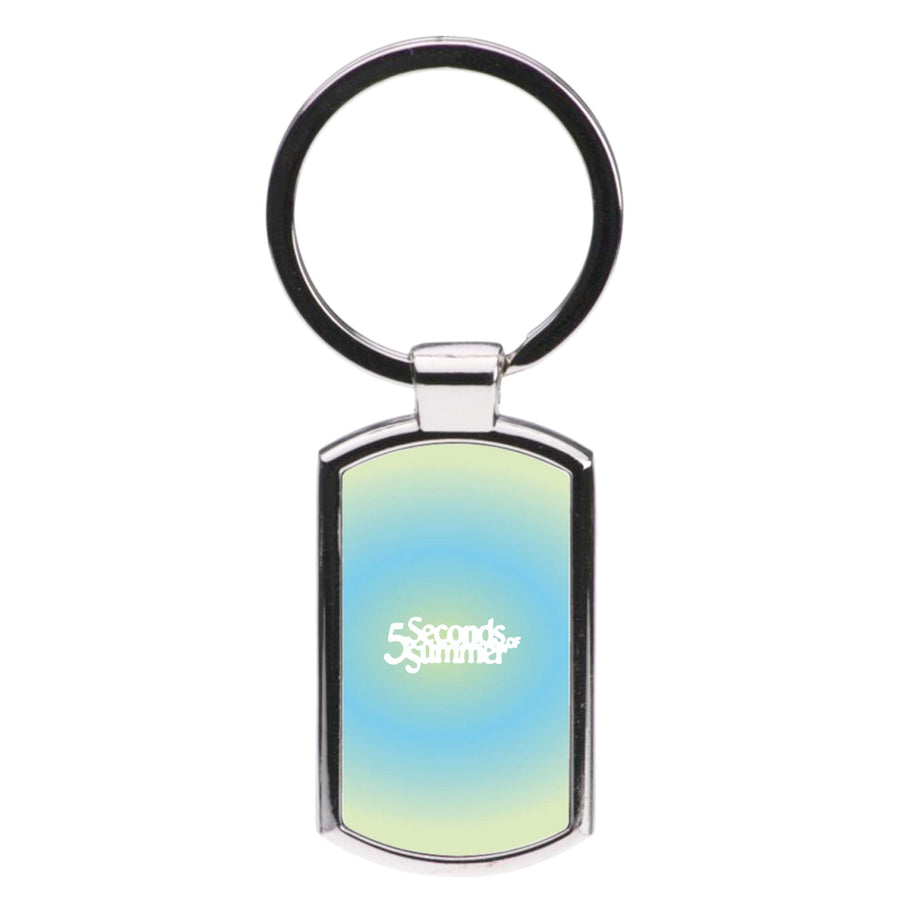 Green And Blue - 5 Seconds Of Summer  Luxury Keyring