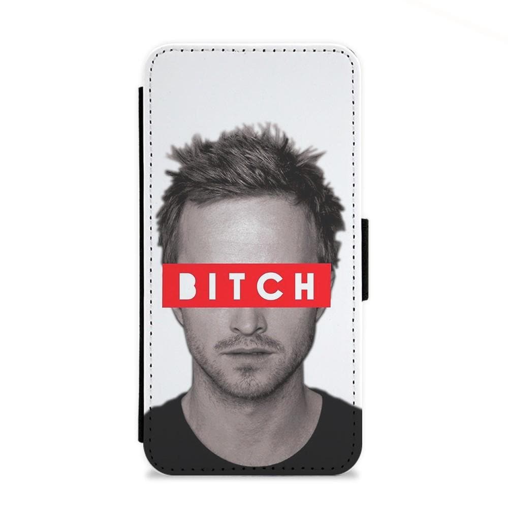 Jesse Pinkman - Bitch. - Breaking Bad Flip Wallet Phone Case - Fun Cases